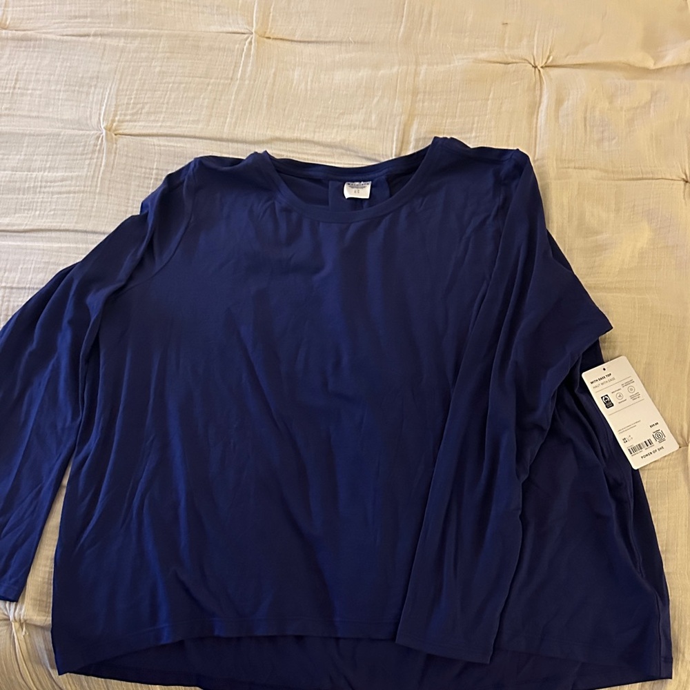 Athleta Women's Long Sleeve Tee - Purple/Blue color